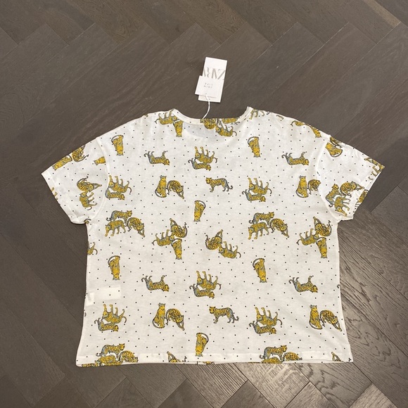 ZARA Animal Print T-Shirt in Medium (NWT) - Picture 3 of 6